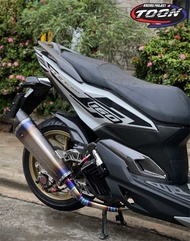 ท่อแต่งฟลูไทเทเนียมแท้MZ Racing Project CLICK160
