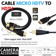 3m HDMI micro Camera Cable sony A7R A7S A77 A5100 A6000 A6500 CX405 HX400V PJ810 RX100 TX30 WX350 QX