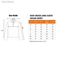 【NEW】□﹊☸💯 OREN SPORT Baju Polo Kolar T-Shirt Lengan Panjang Lelaki Perempuan Kosong Unisex Long Sleeve Polo Tshirt HC09
