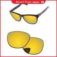 PapaViva Oakley Frogskin OO9013 55mm replacement lenses, 24K gold. Frogskin