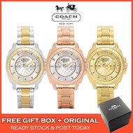 [Original & 2 Years Warranty] Coach Mini Boyfriend Bracelet Ladies Women Watches Jam Tangan Wanita P