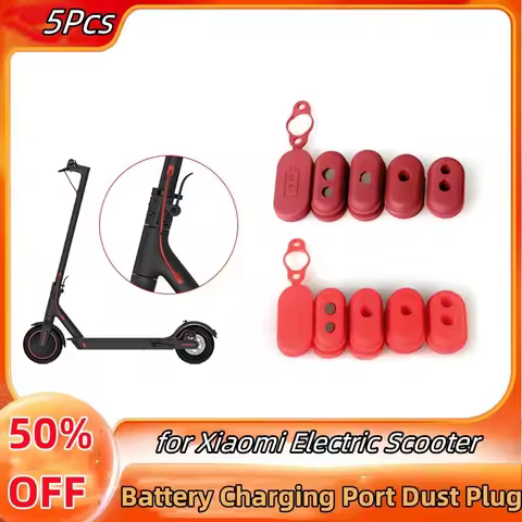 5pcs Rubber Charge Port Cover Cap Rubber Plug For Xiaomi M365/M365 Pro Pro2 Scooter Sleeve Part Scoo