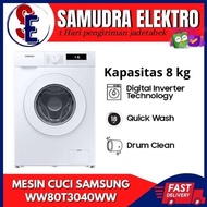 SAMSUNG WW80T3040WW MESIN CUCI FRONT LOADING 8Kg DIGITAL INVERTER WASH