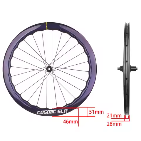 700C RUJIXU Full Carbon Fiber Disc Brake Wheelset Bicycle Wheels 5045/5853mm UD Matte Road wheel
