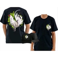WHITE BANGKOK CHICKEN T-SHIRT WITH BONUS HAT WHITE BANGKOK CHICKEN TSHIRT WITH FREE HAT