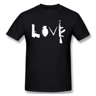 Men's top Ak47 pattern letter printed T-shirt Men's T-shirt printed T-shirt Short Sleeve T-shirt Rou