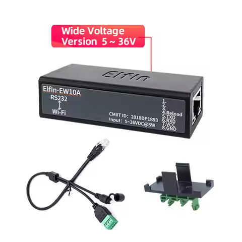 Serial Port RS232 To WiFi Device Server Converter Elfin-EW10 EW10A Support TCP/IP Telnet Modbus IOT 