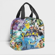 HOT Pokemon Kawaii Pikachu Student Anime Portable Lunch Box Cute Pokemon Series Children School  Lun