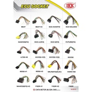 HONDA BEAT V1 V2 ,DASH110 ,DASH125 , FUTURE , RSX , RS150 V1 V2 , VARIO150 , W125 ECU SOCKET