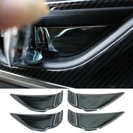 QJMBF สติกเกอร์แต่งชามจับติดประตูด้านในของรถยนต์4ชิ้นสำหรับ Subaru Forester SK 19-20กันชนรถ XV Cross