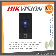 Hikvision Face Recognition Access Control Terminal (PoE) 4.3-inch LCD Touch Screen DS-K1T342MFX-E1