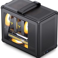 JONSBO C6 MAX Black Micro-ATX Mini Tower Case with Mesh Panels, JONSBO-C6 MAX-BK
