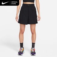 Nike Sportswear Essential Women's Woven High-Rise Shorts - Black [DM6248-010]