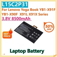 For Lenovo Yoga Book YB1-X91F YB1-X90F X91L X91X Series L15C2P31 3.8V 8500mAh Battery