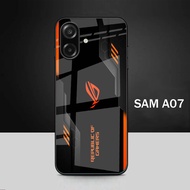 Case Samsung A07 - Softcase Glass Kaca Samsung A07 - Casing Glass Kaca Samsung A07