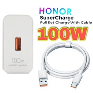 ORI IMPORT HONOR 100W/66W SuperCharge Honor X9d,X9c,GT, Magic 7 6 5 4,X9 GT,Power Adapter Type C 6A 