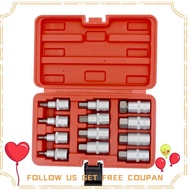 12Pcs 1/2 inch Drive Impact Hex Bit Socket Set H5 H6 H7 H8 H10 H12 H14 H16 H17 H18 H19 H22 Hex Key S