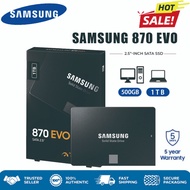 Samsung SSD 870EVO Internal SSD Hard Drive (500GB/1TB) SATA3 2.5'' Internal Solid State Disk