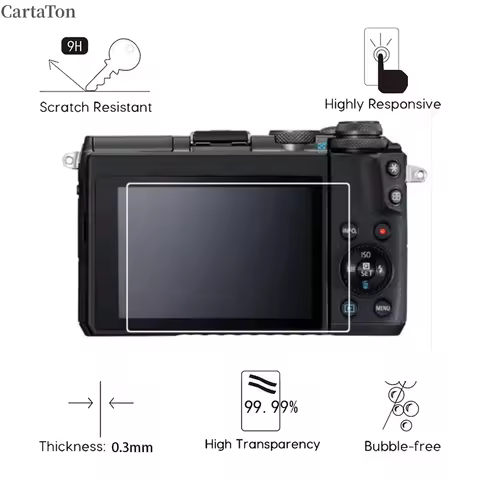 Tempered Glass For Canon G9X G9XII G7X G7XII Mark 2 II Mark2 G5X/G9 G7 G5 X/G1XIII G1X III M6 M100 M