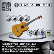 Yamaha Full Size Classical Guitar C40 Silver Package ( C 40 / C-40 / C40II ) Student / Beginner Mode