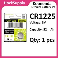[1pcs] Koonenda CR1225 Battery Lithium Battery 3V 1225 [FAST SHIP OUT]