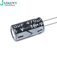 50PCS ​​470uF 16V 470MFD 16Volt 6*12mm Aluminum Electrolytic Capacitor Radial 470mf16v 470uf16v 16v4