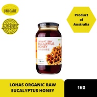 LOHAS ORGANIC RAW EUCALYPTUS HONEY 1KG, 有機桉树蜂蜜 honey raw honey organic honey