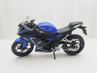 全新盒裝~1:12~川崎小忍者 KAWASAKI NINJA 250 藍黑色 重型機車模型 玩具 收藏 兒童 禮物 重機