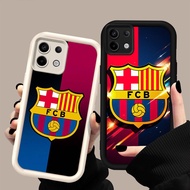 GK-7 Barcelona Black and White Silicone Casing for Infinix Tecno ITEL Smart POP Spark Pova GT 7 GO 3