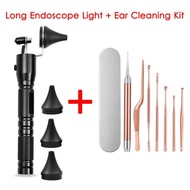 Top-Quality Ear Endoscope Otoscope LED Light Ear Pick Ear Wax Removal Earpick Nose Clean Tweezers Fo