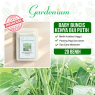 GARDENIUM Benih Baby Buncis Kenya Buncis Biji Putih Perdu Non Rambat Tanaman Sayur