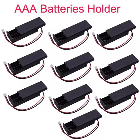 1/5/10 PCS 2 AAA Battery Holder with ON/Off Switch for Microbit Battery Pack 3V 2 Cell Case Cover Bo