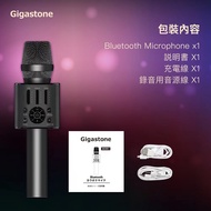 Gigastone 立達 無線藍牙5.0麥克風 KM-8500 黑(內建喇叭/TWS雙人歡唱/八種混音/原伴唱/唱歌APP/手機平板)