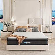 Crayan Queen Mattress, 12 Inch Memory Foam Mattress Queen Size, Hybrid Mattress in a Box with Individual Pocket Spring for Motion Isolation &amp; Silent Sleep, Pressure Relief, CertiPUR-US