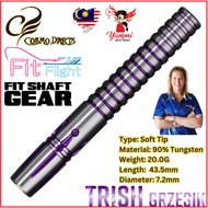 Cosmo Dart 90% Tungsten Soft Tip Dart Discovery Label Trish Grzesik (20G Barrel Weight Only)
