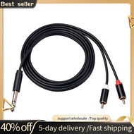 6.35 mm to  Cable,  Cable 6.35mm Male to 2  Male Stereo Audio Adapter Y Splitter  Cable -3 Meter