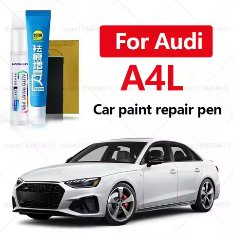Car Paint Repair Pen For 2008-2025 Audi A4L Paint Scratch Repair Accessories 4PCS White LY9C Black L