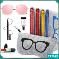 CVMAX Zipper Pouch Portable Solid Fashion Felt Box