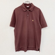 Brooks Brothers 346 短袖 Polo 衫，波爾多紅，M 碼（古著）