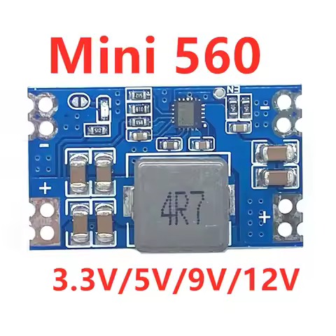 mini560 Buck Stabilized Power Supply Module - High Efficiency Step Down DC-DC Converter, 3.3V 5V 9V 