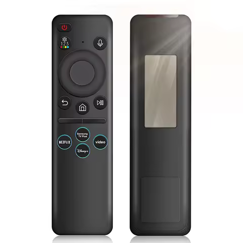 Voice Solar Remote Control for Samsung Smart TV Crystal UHD Neo QLED 8K/4K OLED Rechargeable Voice R