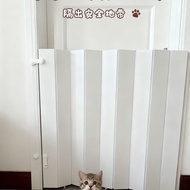 Perforation-Free pvc Pet Cat Dog Folding Fence Household Cat Cat Indoor Retractable Fence Cat Custom