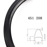 KinLin XR270 27mm Aluminum Rim 20inch 1 1/8 451 406 Rim V Caliper Brake Minivelo Launch D8 P18 Foldi