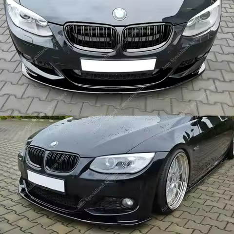 M Performance Style Front Bumper Splitter Lip FogLamp Grille Trim For BMW E92 E93 320d 325d 330i 330