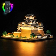 LocoLee LED Light Kit for Lego Himeji Castle 21060, Lego Architecture Castle Remote Control Lighting