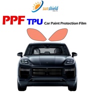 PPF TPU [Porsche Cayenne 9YB] Car Paint Protection Film wrapping invisible car cover headlight