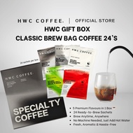 HWC Coffee [Gift Set] Classic Brew Bag 24 Sachets I Mix Flavours Specialty Coffee