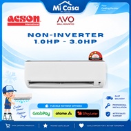 RAYA SALE KCH SARAWAK SABAH ACSON NON-INVERTER R32 AIRCOND , INVERTER 1 HP  - 3 HP