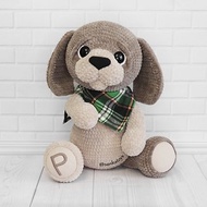 Plush Puppy, Newborn child gift, Handmade toy beagle