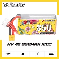 GNB High Energy 850mAh 4S 15.2V 120C HV Through Machine 8cm Lightweight Power Lithium Battery FPV